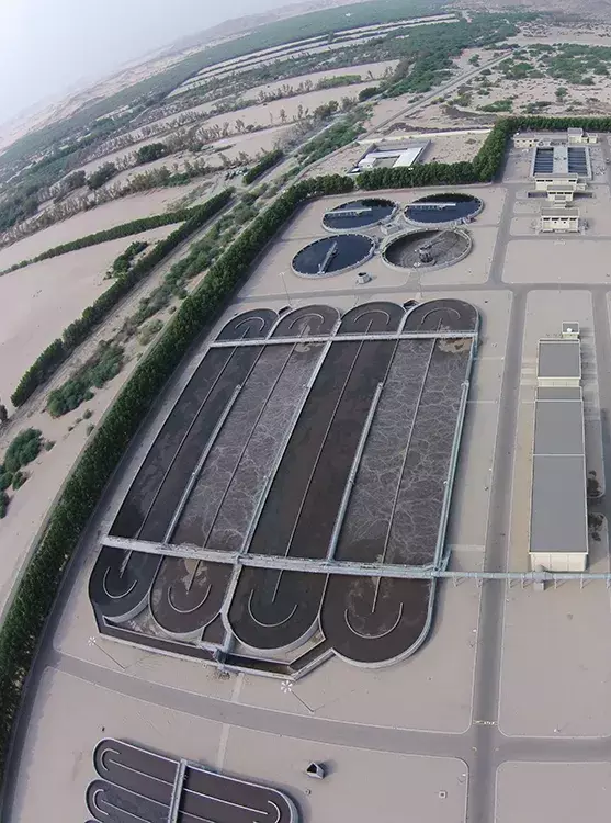 تشغيل وصيانة لمحطات معالجة مياه الصرف الصحي في حدة وعرنة (O&M)